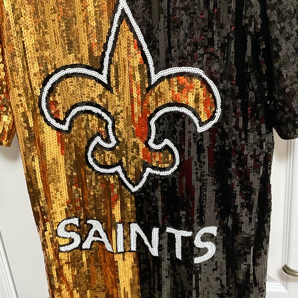 Sequine New Orleans Jersey Size Large, oversized dress shirt - Picture 3 of 8